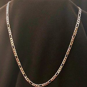 14k Gold Plated Figaro Chain Necklace